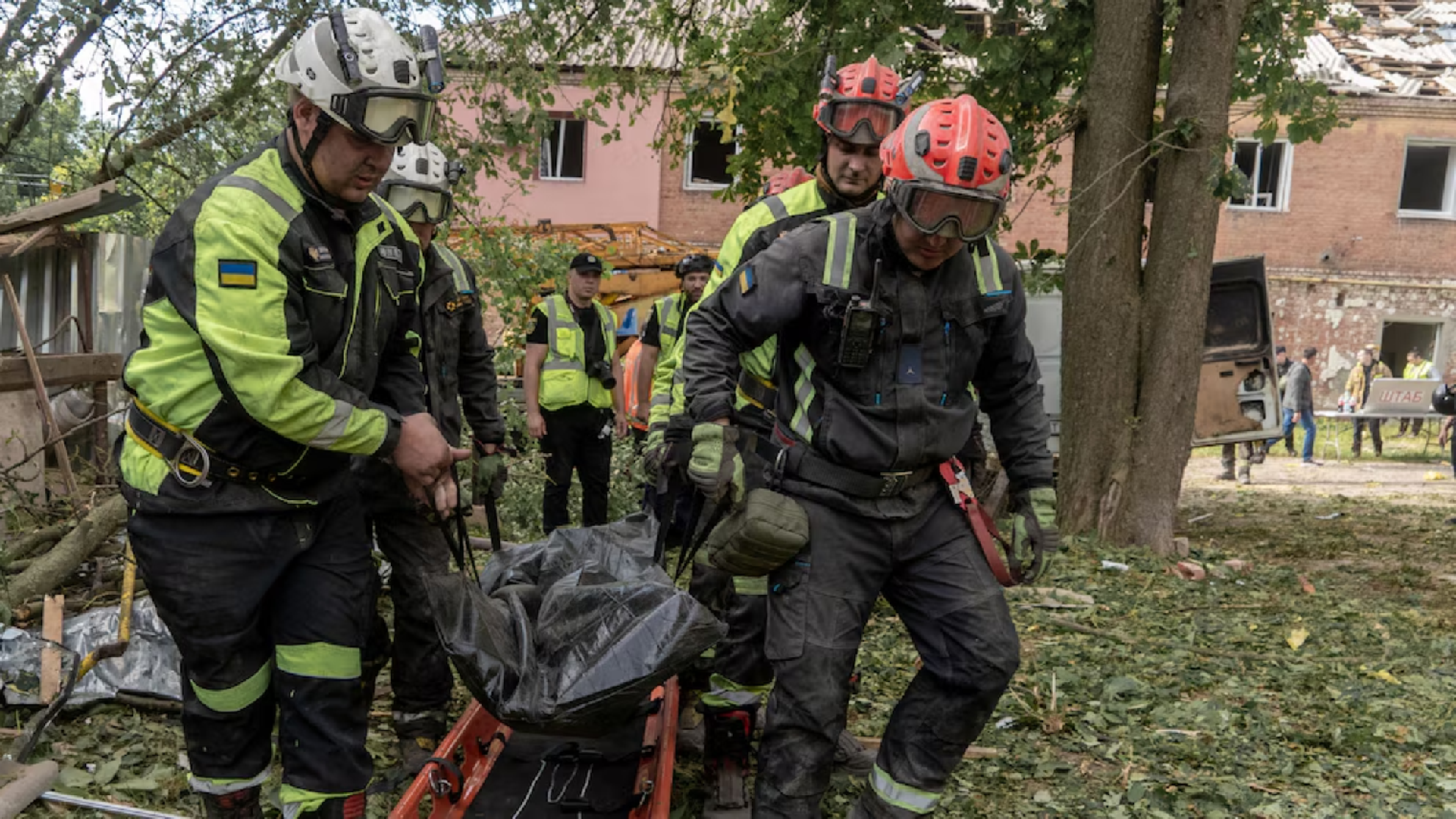 At least one dead as Russian bombs hit residential building in Ukraine's second city