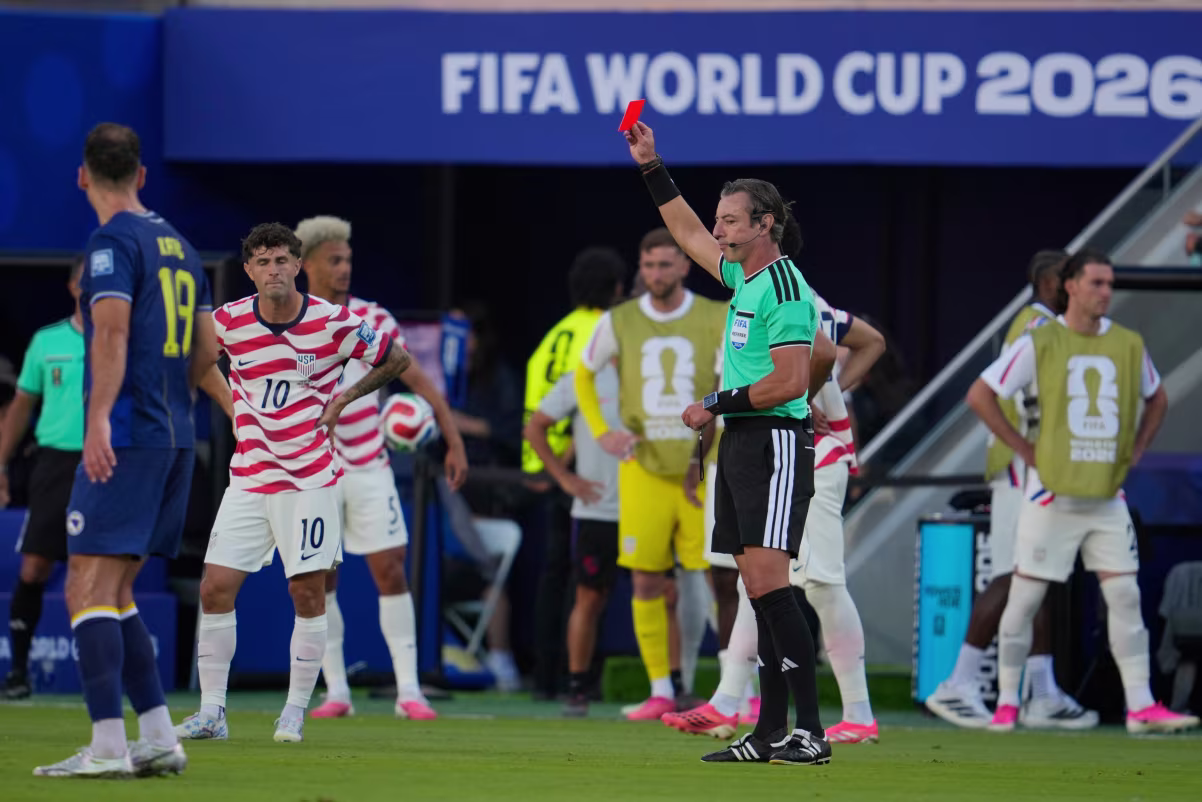 FIFA accused of buckling to political pressure after US striker’s suspension overturned