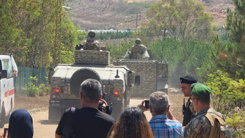 Lebanese troops deploy to pilot zone as Israeli forces withdraw from southern villages