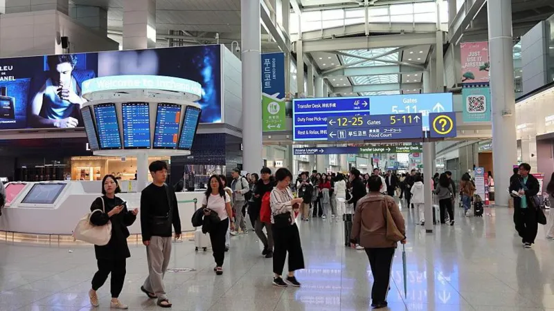 South Korean hub dethrones London and Singapore in international traffic