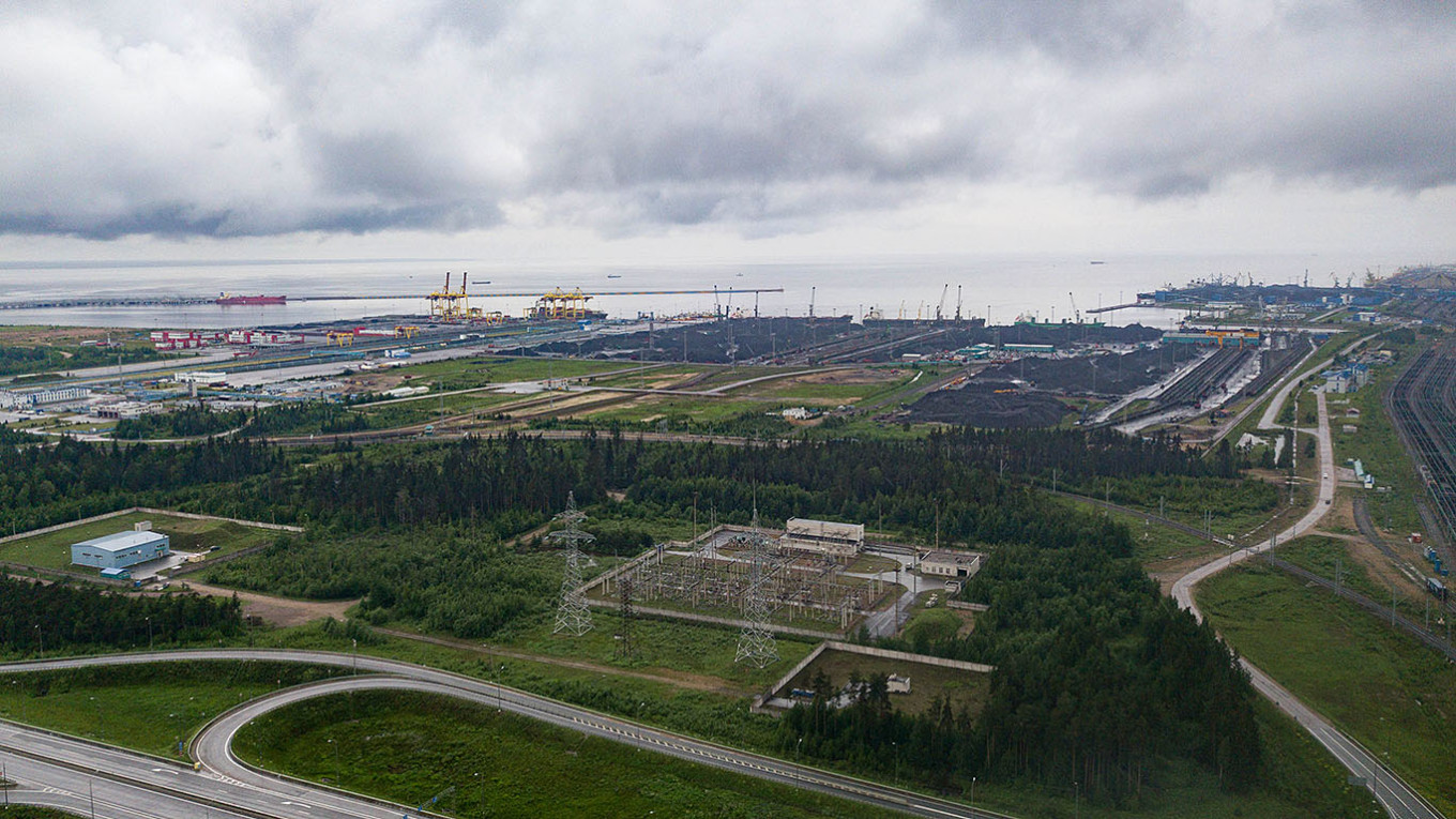 Fire breaks out at Russian Baltic port after Ukrainian drone strike