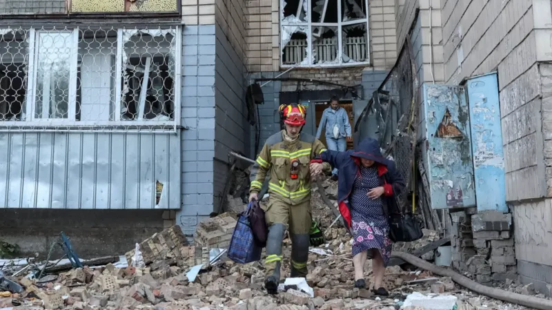 Children’s hospital hit as Kremlin intensifies bombardment of capital