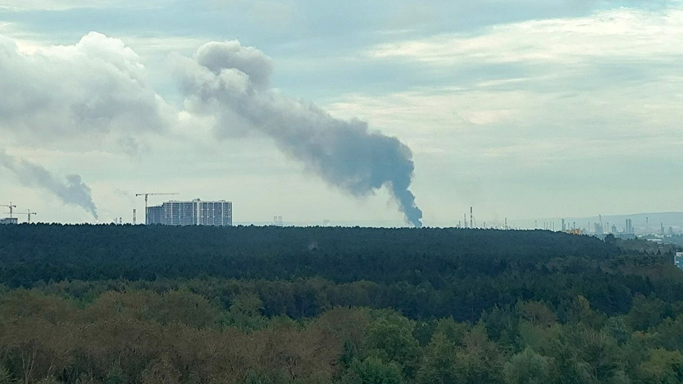 Ukrainian drone strikes kill two in Crimea and hit industrial site in Perm region