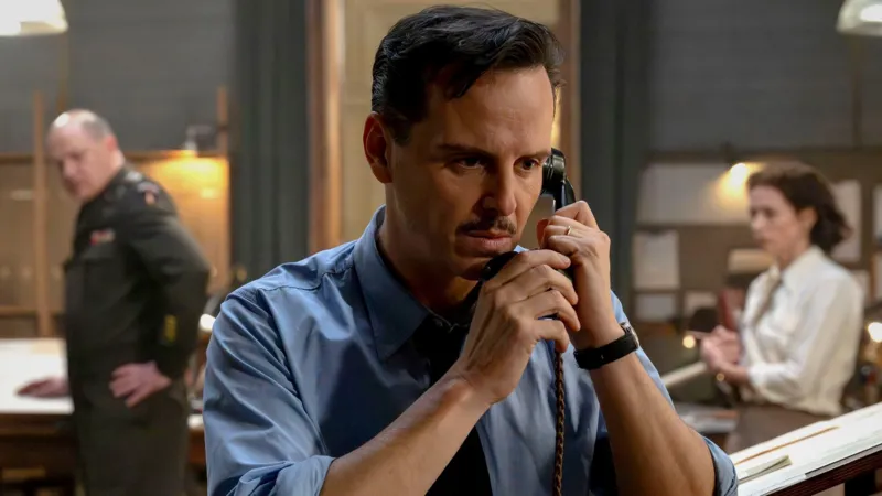 Andrew Scott hails 'unsung hero' meteorologist in D-Day thriller Pressure