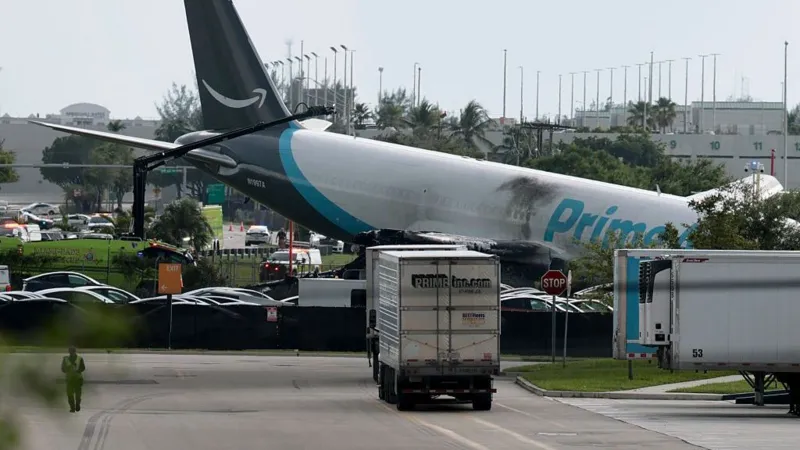 Five dead as Amazon cargo jet crashes at Miami airport